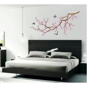 Wall Decoration | Birds, Butterflies  | Cherry Blossom Branch